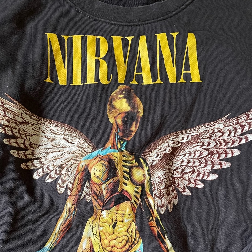 nirvana crewneck sweatshirt